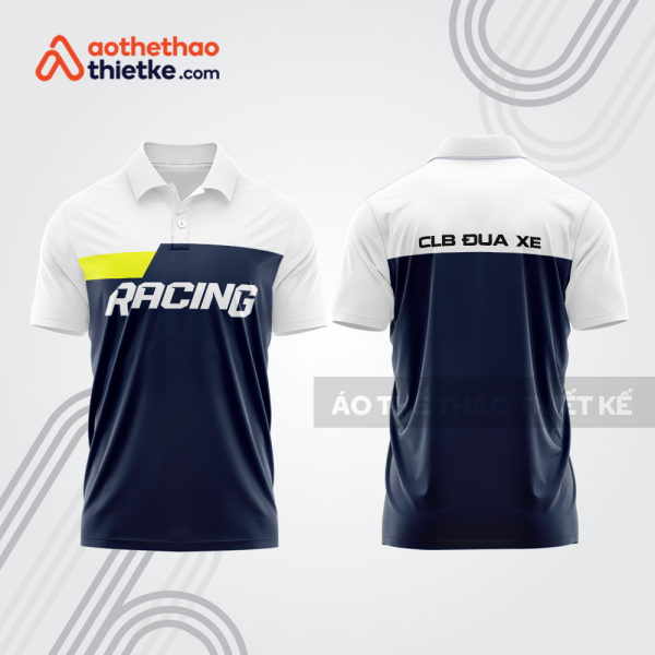 Mẫu thiết kế áo đồng phục polo đội đua xe mô tô & ô tô đẹp mta355