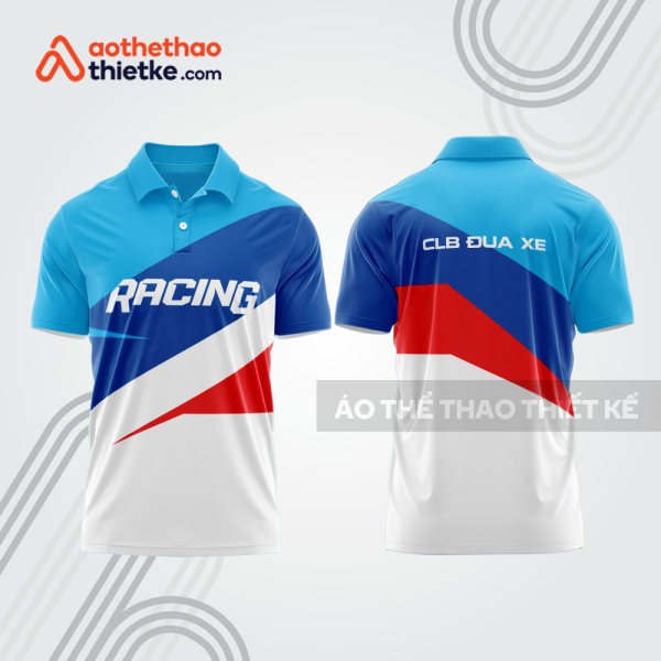 Mẫu thiết kế áo đồng phục polo đội đua xe mô tô & ô tô đẹp mta359