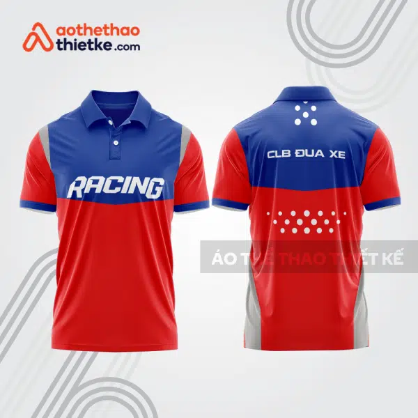 Mẫu thiết kế áo đồng phục polo đội đua xe mô tô & ô tô đẹp mta366