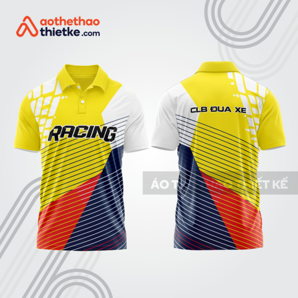 Mẫu thiết kế áo đồng phục polo đội đua xe mô tô & ô tô đẹp mta368