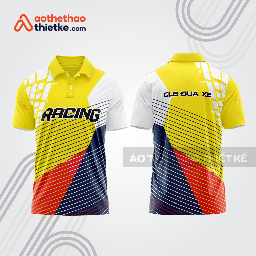 Mẫu thiết kế áo đồng phục polo đội đua xe mô tô & ô tô đẹp mta368