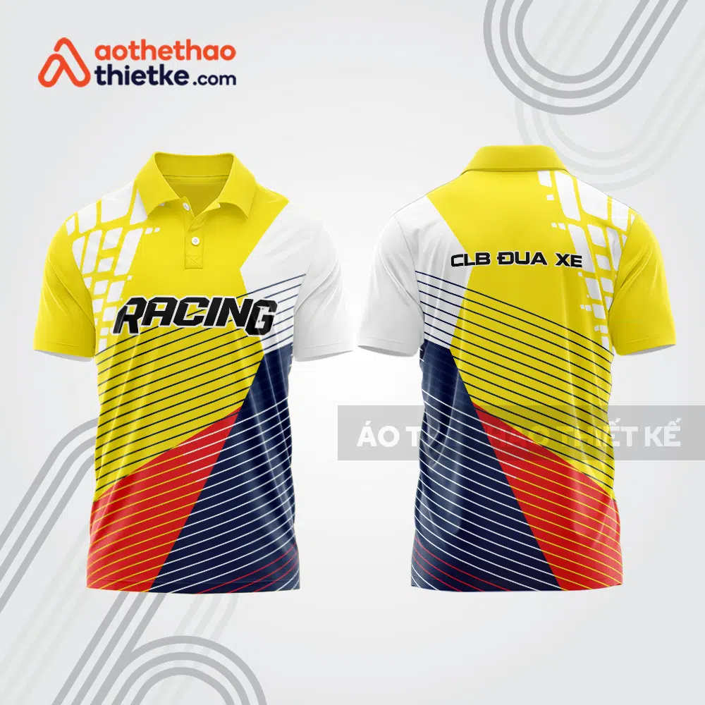 Mẫu thiết kế áo đồng phục polo đội đua xe mô tô & ô tô đẹp mta368