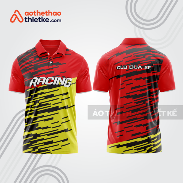 Mẫu thiết kế áo đồng phục polo đội đua xe mô tô & ô tô đẹp mta369