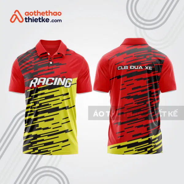 Mẫu thiết kế áo đồng phục polo đội đua xe mô tô & ô tô đẹp mta369