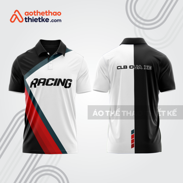 Mẫu thiết kế áo đồng phục polo đội đua xe mô tô & ô tô đẹp mta373