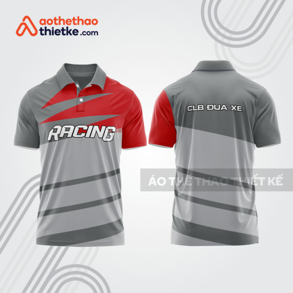 Mẫu thiết kế áo đồng phục polo đội đua xe mô tô & ô tô đẹp mta377