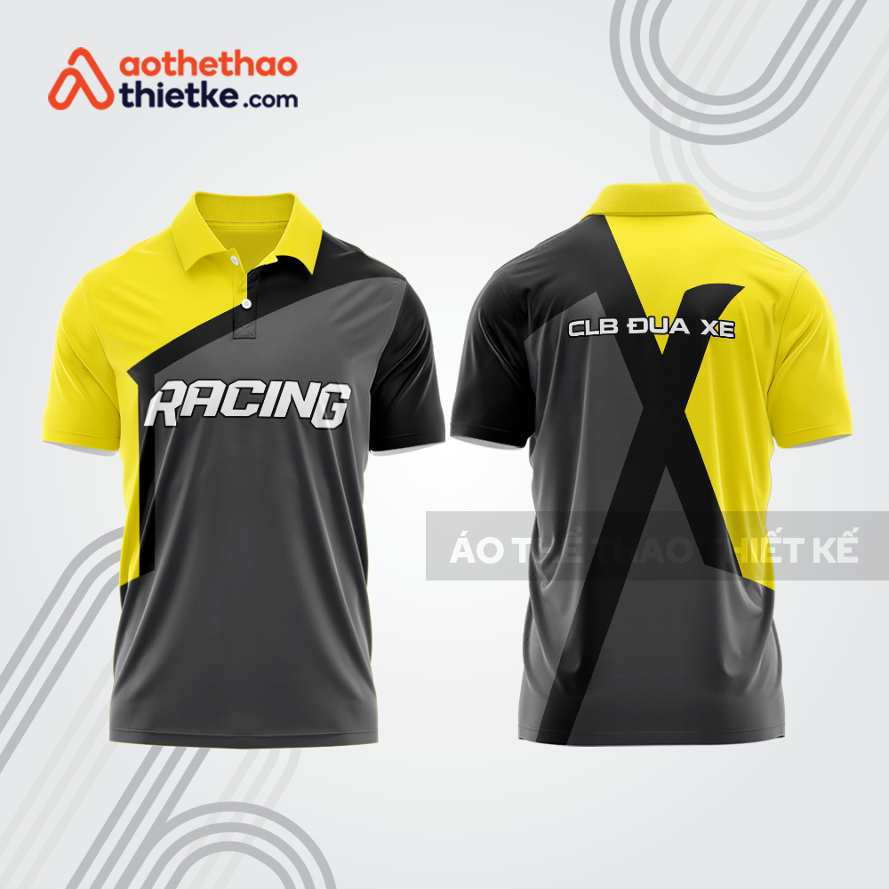 Mẫu thiết kế áo đồng phục polo đội đua xe mô tô & ô tô đẹp mta385