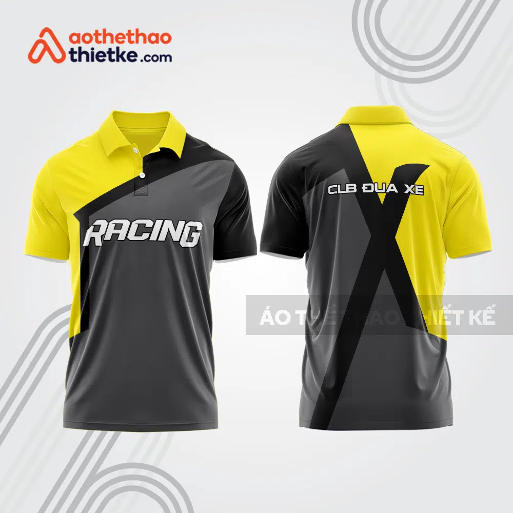 Mẫu thiết kế áo đồng phục polo đội đua xe mô tô & ô tô đẹp mta385