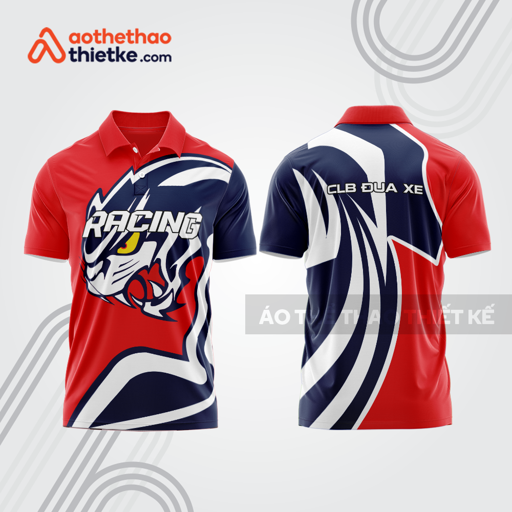 Mẫu thiết kế áo đồng phục polo đội đua xe mô tô & ô tô đẹp mta391
