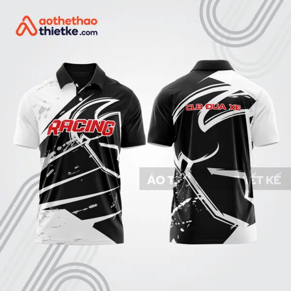 Mẫu thiết kế áo đồng phục polo đội đua xe mô tô & ô tô đẹp mta392