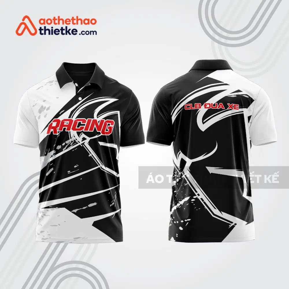 Mẫu thiết kế áo đồng phục polo đội đua xe mô tô & ô tô đẹp mta392
