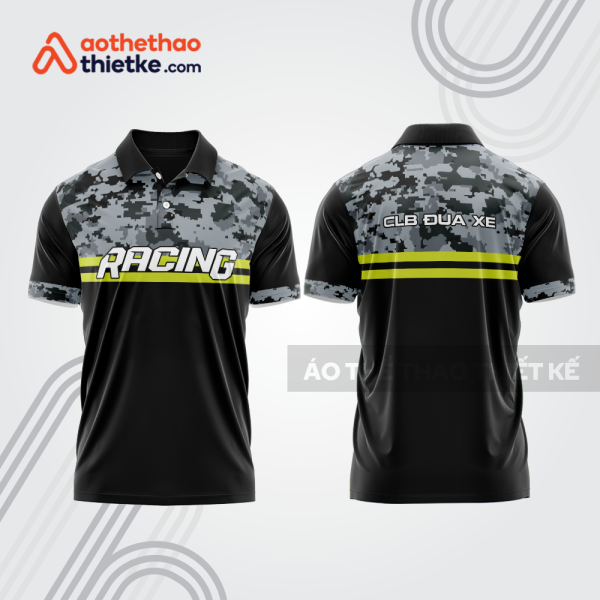 Mẫu thiết kế áo đồng phục polo đội đua xe mô tô & ô tô đẹp mta393