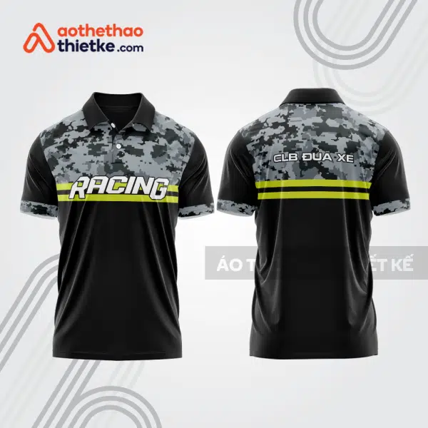 Mẫu thiết kế áo đồng phục polo đội đua xe mô tô & ô tô đẹp mta393