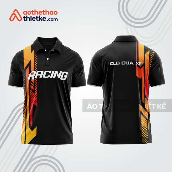 Mẫu thiết kế áo đồng phục polo đội đua xe mô tô & ô tô đẹp mta396
