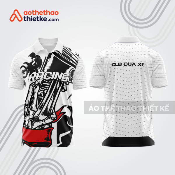 Mẫu thiết kế áo đồng phục polo đội đua xe mô tô & ô tô đẹp mta398