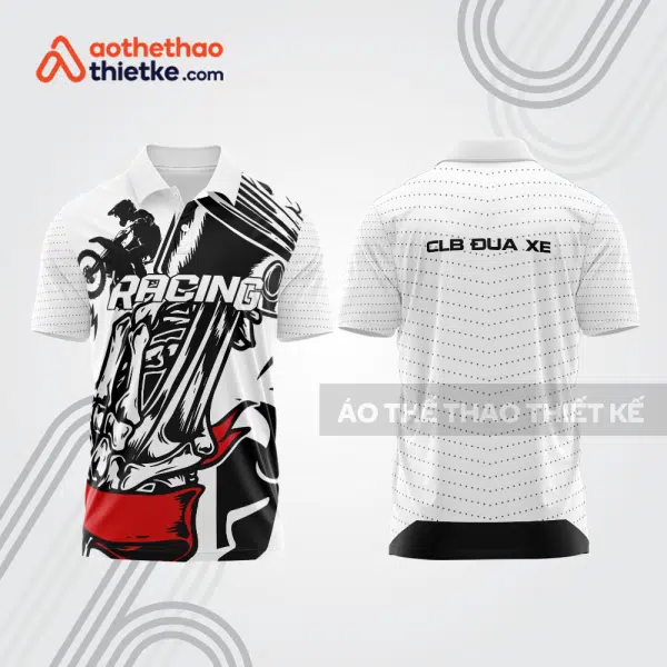 Mẫu thiết kế áo đồng phục polo đội đua xe mô tô & ô tô đẹp mta398