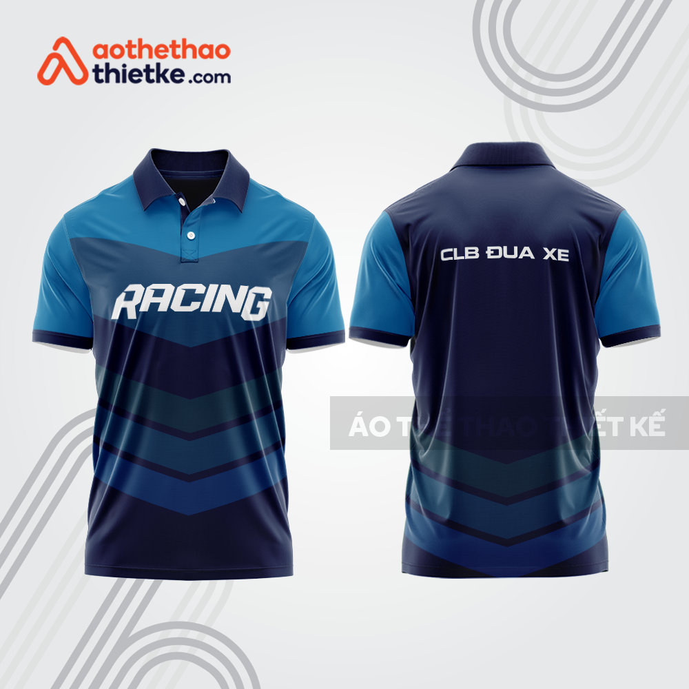 Mẫu thiết kế áo đồng phục polo đội đua xe mô tô & ô tô đẹp mta401