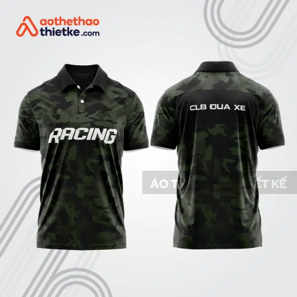Mẫu thiết kế áo đồng phục polo đội đua xe mô tô & ô tô đẹp mta404