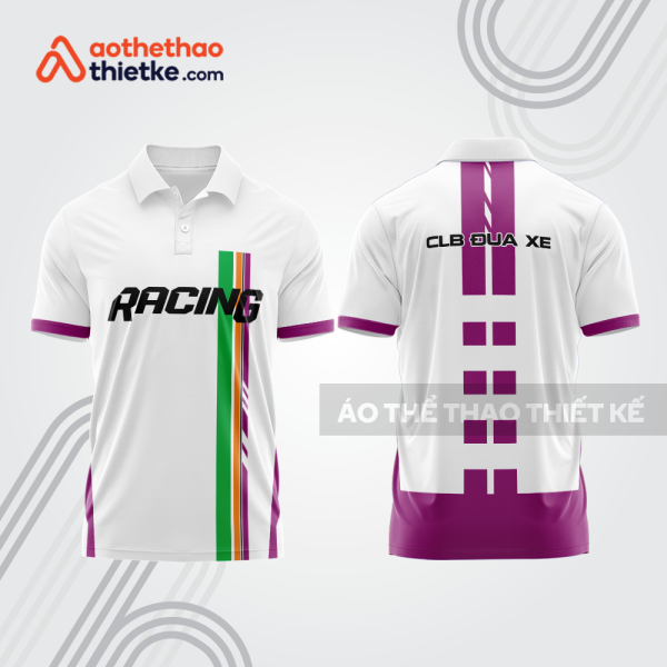 Mẫu thiết kế áo đồng phục polo đội đua xe mô tô & ô tô đẹp mta406
