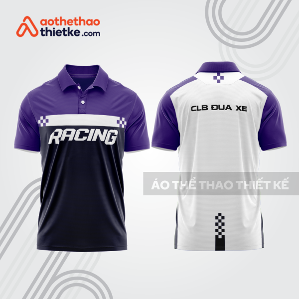 Mẫu thiết kế áo đồng phục polo đội đua xe mô tô & ô tô đẹp mta407