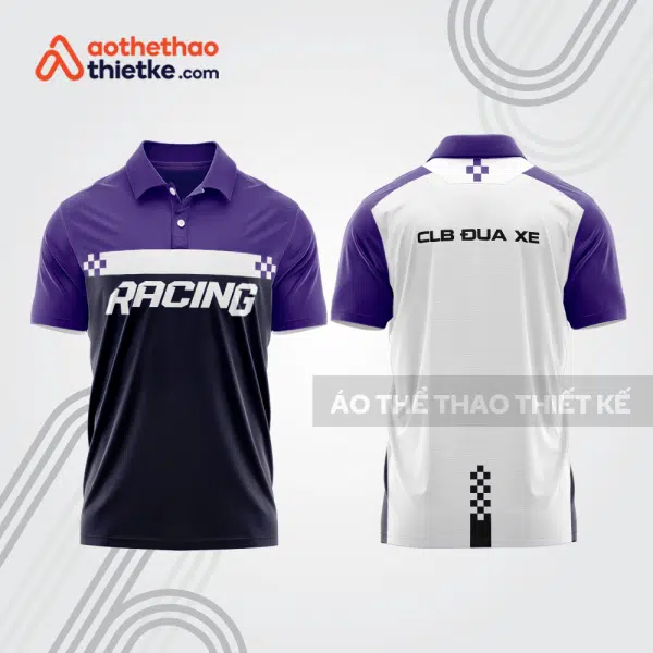 Mẫu thiết kế áo đồng phục polo đội đua xe mô tô & ô tô đẹp mta407