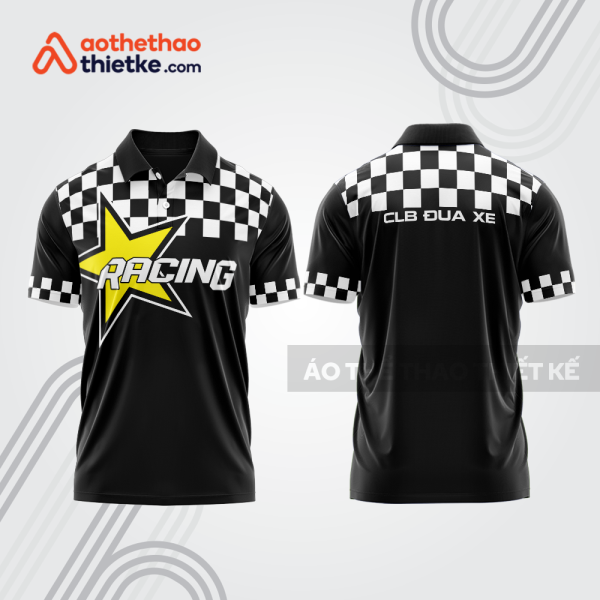 Mẫu thiết kế áo đồng phục polo đội đua xe mô tô & ô tô đẹp mta408