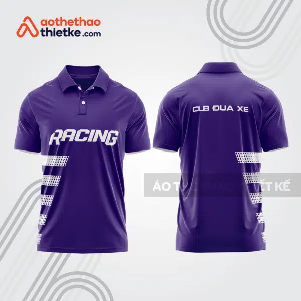 Mẫu thiết kế áo đồng phục polo đội đua xe mô tô & ô tô đẹp mta409