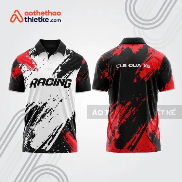 Mẫu thiết kế áo đồng phục polo đội đua xe mô tô & ô tô đẹp mta410