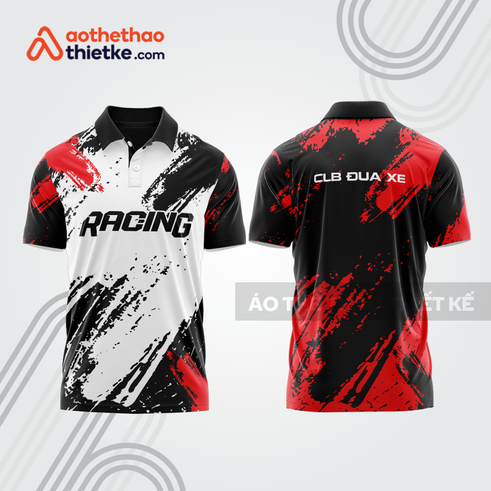 Mẫu thiết kế áo đồng phục polo đội đua xe mô tô & ô tô đẹp mta410