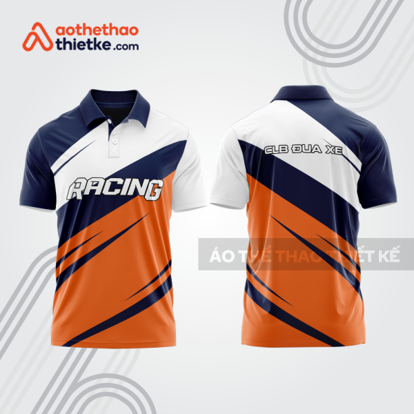 Mẫu thiết kế áo đồng phục polo đội đua xe mô tô & ô tô đẹp mta413