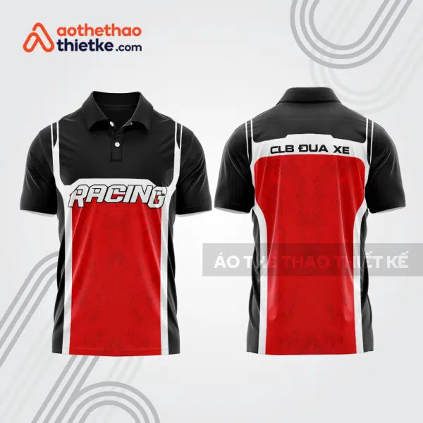 Mẫu thiết kế áo đồng phục polo đội đua xe mô tô & ô tô đẹp mta417