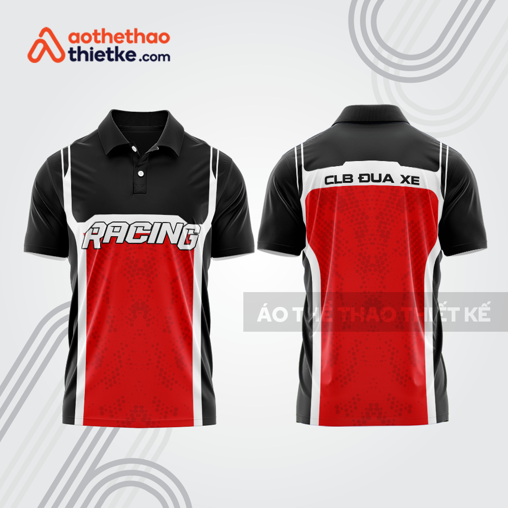 Mẫu thiết kế áo đồng phục polo đội đua xe mô tô & ô tô đẹp mta417