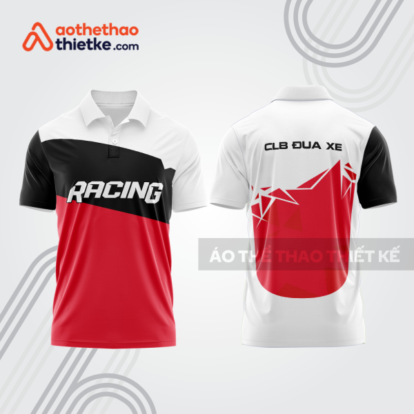 Mẫu thiết kế áo đồng phục polo đội đua xe mô tô & ô tô đẹp mta418