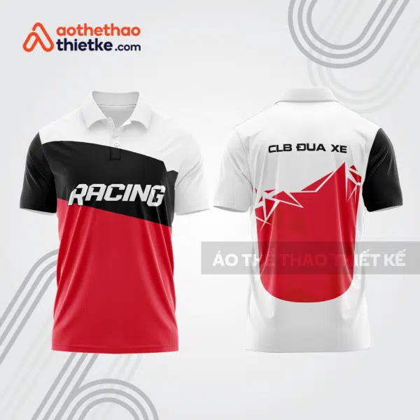 Mẫu thiết kế áo đồng phục polo đội đua xe mô tô & ô tô đẹp mta418