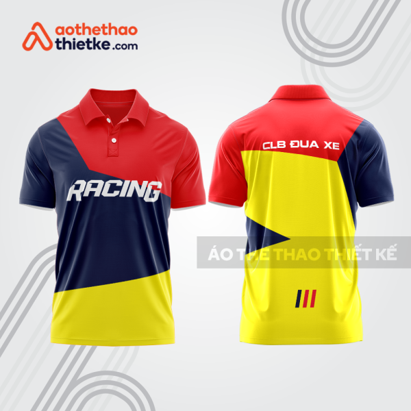 Mẫu thiết kế áo đồng phục polo đội đua xe mô tô & ô tô đẹp mta424