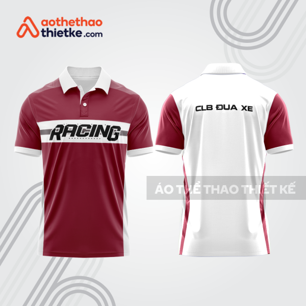 Mẫu thiết kế áo đồng phục polo đội đua xe mô tô & ô tô đẹp mta428