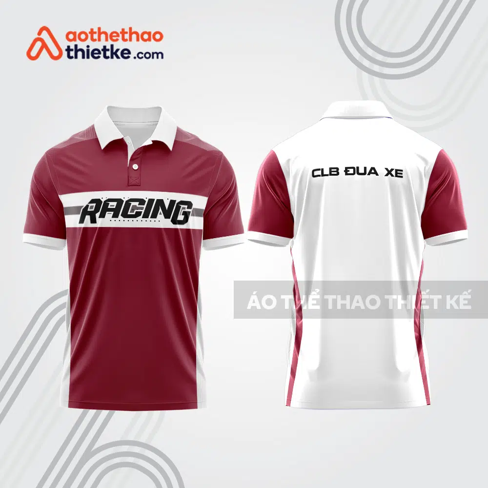Mẫu thiết kế áo đồng phục polo đội đua xe mô tô & ô tô đẹp mta428