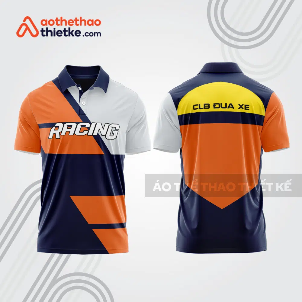 Mẫu thiết kế áo đồng phục polo đội đua xe mô tô & ô tô đẹp mta430