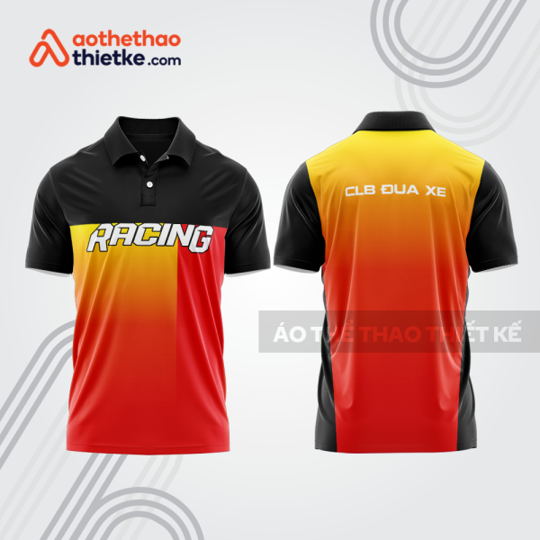 Mẫu thiết kế áo đồng phục polo đội đua xe mô tô & ô tô đẹp mta431