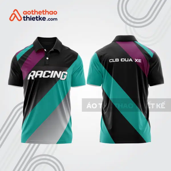 Mẫu thiết kế áo đồng phục polo đội đua xe mô tô & ô tô đẹp mta432