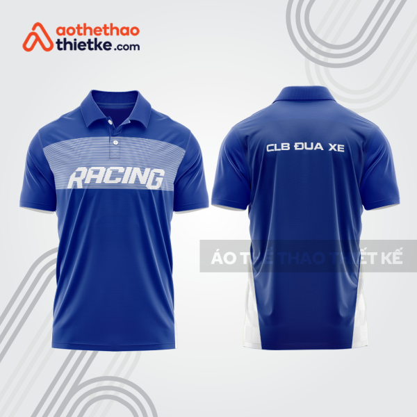 Mẫu thiết kế áo đồng phục polo đội đua xe mô tô & ô tô đẹp mta433