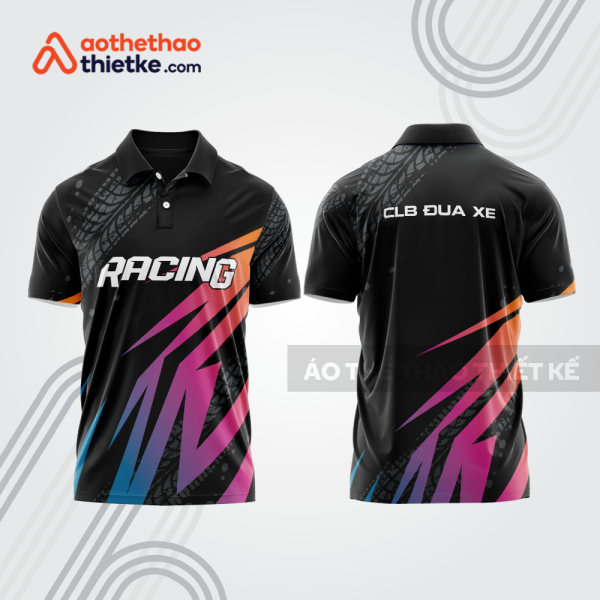 Mẫu thiết kế áo đồng phục polo đội đua xe mô tô & ô tô đẹp mta434