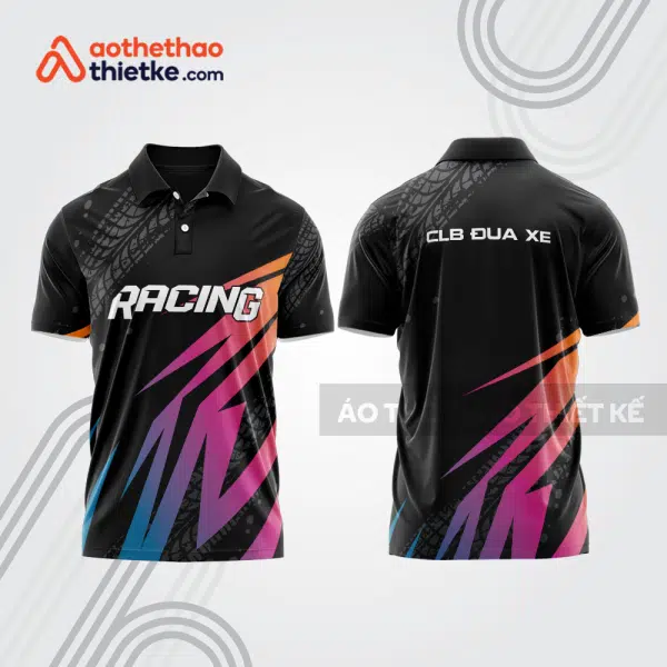 Mẫu thiết kế áo đồng phục polo đội đua xe mô tô & ô tô đẹp mta434