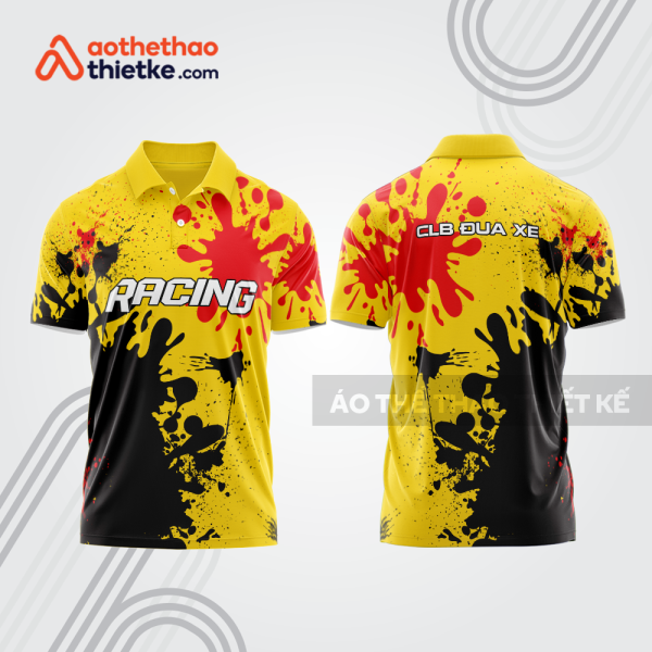 Mẫu thiết kế áo đồng phục polo đội đua xe mô tô & ô tô đẹp mta436