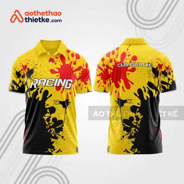 Mẫu thiết kế áo đồng phục polo đội đua xe mô tô & ô tô đẹp mta436