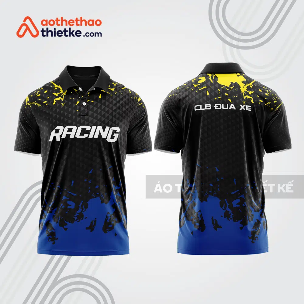 Mẫu thiết kế áo đồng phục polo đội đua xe mô tô & ô tô đẹp mta438