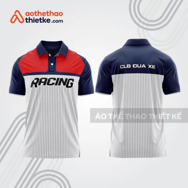 Mẫu thiết kế áo đồng phục polo đội đua xe mô tô & ô tô đẹp mta439