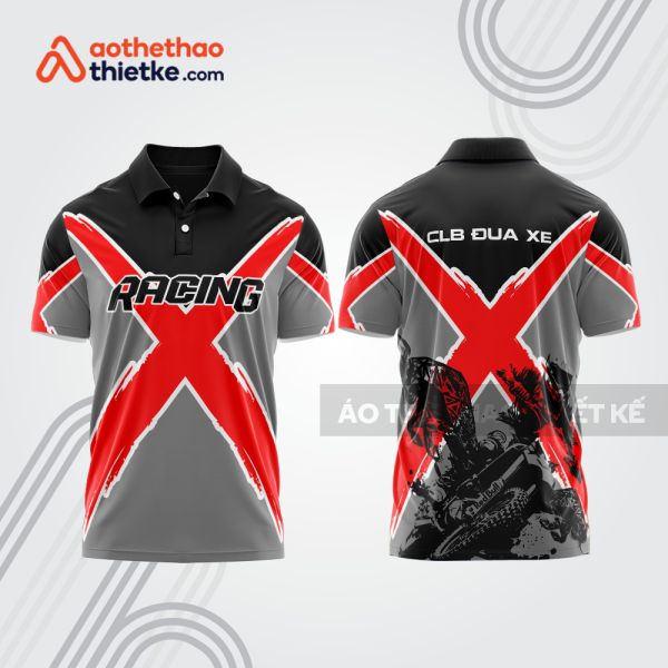 Mẫu thiết kế áo đồng phục polo đội đua xe mô tô & ô tô đẹp mta443