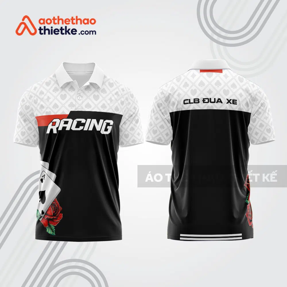 Mẫu thiết kế áo đồng phục polo đội đua xe mô tô & ô tô đẹp mta446