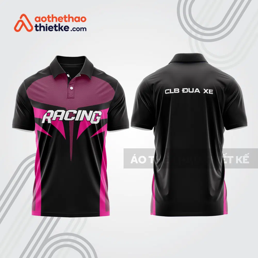 Mẫu thiết kế áo đồng phục polo đội đua xe mô tô & ô tô đẹp mta448